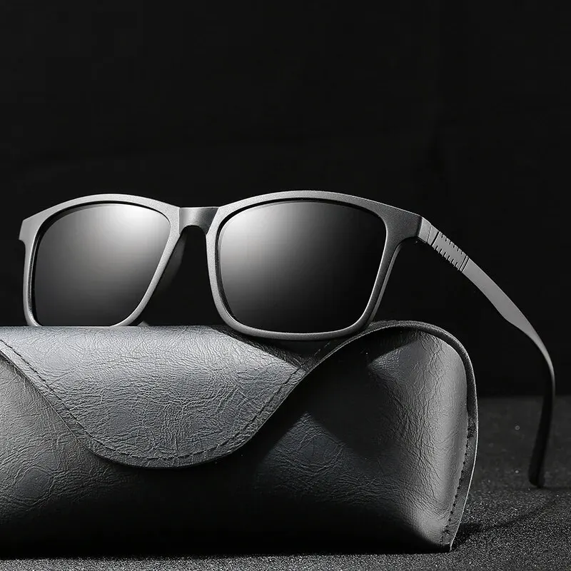 Fishing Sunglasses Polarized - Classic Men Sunglasses Fashion Vintage Square