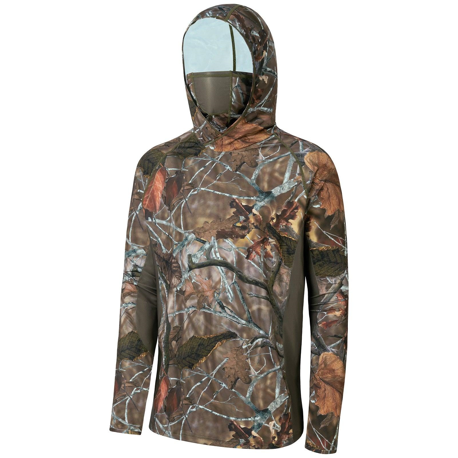 Outdoor Men 3D Leaf Camo Print - Fishing Mask Sun Protection ulasan dan harga