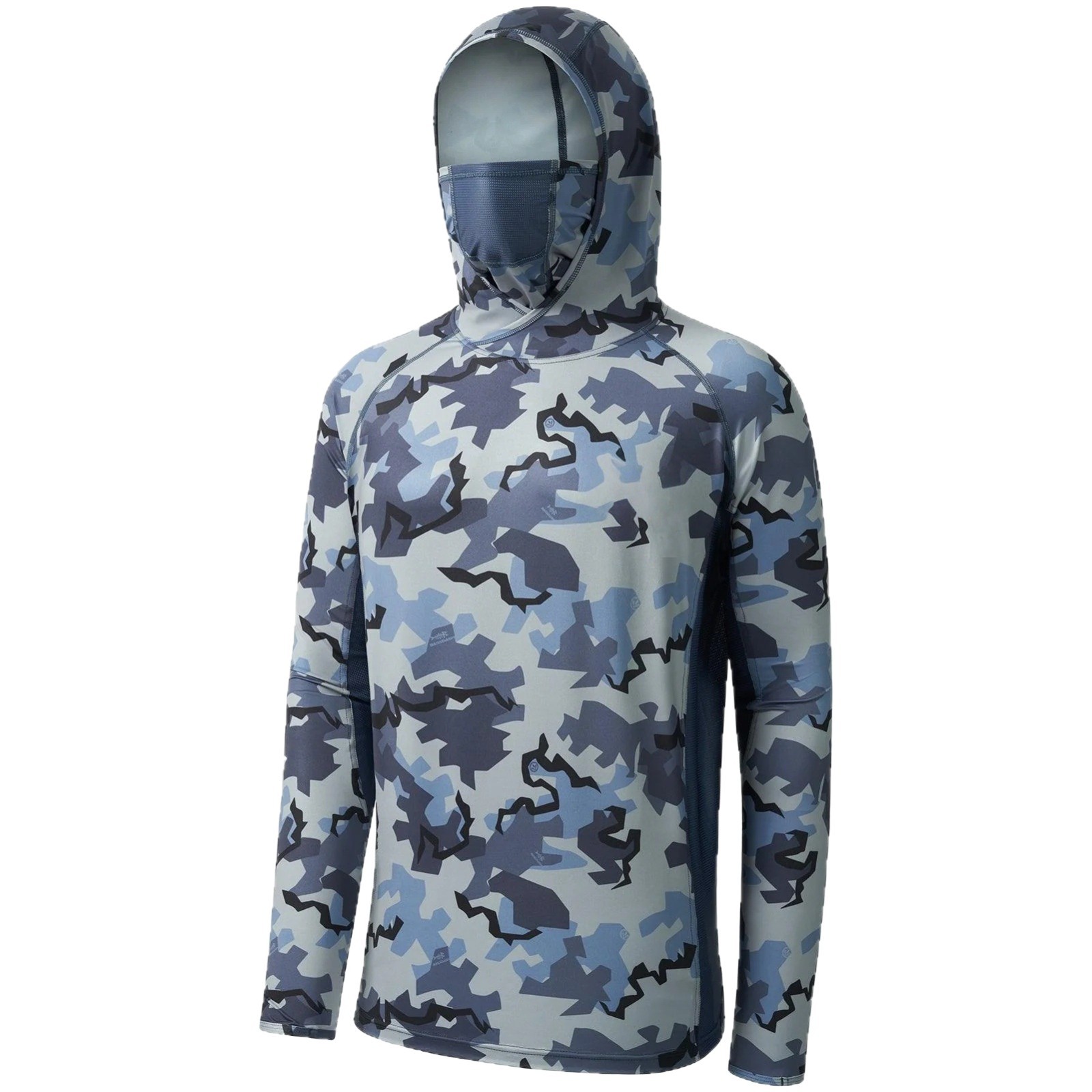 Outdoor Men 3D Leaf Camo Print - Fishing Mask Sun Protection ulasan dan harga